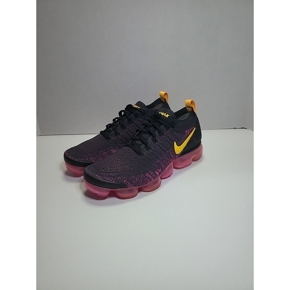 Size 9.5 - Nike Air VaporMax Flyknit 2 Pink Blast 2018 Men 942842-008 Excellent - Picture 4 of 10